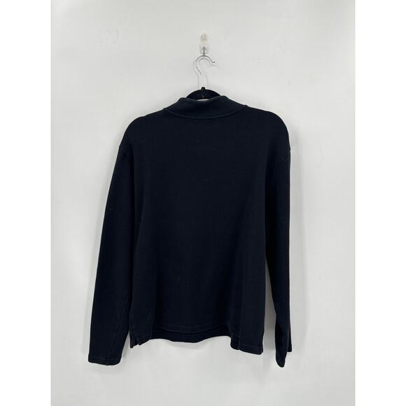 Robert Barakett Black Half Zip Pullover Size XL - Picture 5 of 7